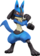 Lucario's artwork for Super Smash Bros. for Nintendo 3DS / Wii U