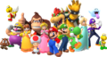 Group artwork from the official Super Mario website