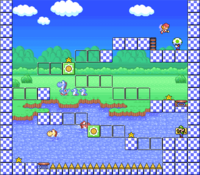 Level 2-5 map in the game Mario & Wario.