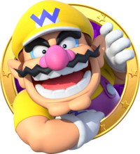 Artwork of Wario in Mario Party: Star Rush