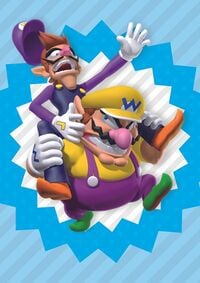 Wario & Waluigi group card from the Super Mario Trading Card Collection