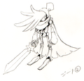 Original concept art of Geno