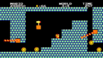 Screenshot of World 3-4 from Super Mario Bros. Special.