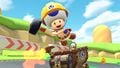 Builder Toad tricking in the Clanky Kart on 3DS Toad Circuit T