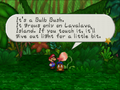 Goombario's Tattle on a Bulb Bush