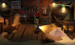 The Workshop segment from Luigi's Mansion: Dark Moon.