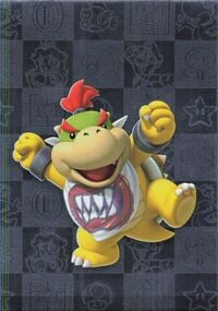 Bowser Jr. silver card from the Super Mario Trading Card Collection