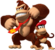 Artwork of both Donkey Kong with Diddy Kong for Donkey Kong Country Returns