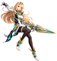 Mythra's official render for Super Smash Bros. Ultimate