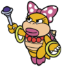 Wendy O. Koopa in Paper Mario: Color Splash.