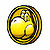 Artwork of a Coin in Yoshi Topsy-Turvy (Reused for Yoshi's Island DS)