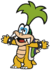 Iggy Koopa in Paper Mario: Color Splash.