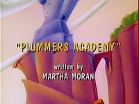 Error in the title screen of the episode Plumber's Academy.