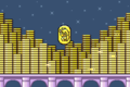 A Dragon Coin with Princess Peach's face, seen when all regular Dragon Coins are collected, in Super Mario World: Super Mario Advance 2