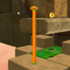 Bee Mario on a pole in Super Mario Galaxy 2.