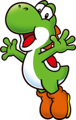 Yoshi excited