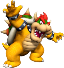 Artwork of Bowser in Super Mario 64 DS (also used in Mario & Sonic at the Olympic Games)