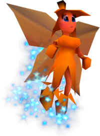 A Banana Fairy from Donkey Kong 64 (not to be confused with the Banana Fairy Princess)