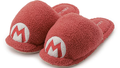 Slippers inspired by Mario's cap