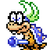 Iggy Koopa icon in Super Mario Maker 2 (Super Mario World style)