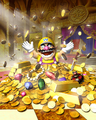 A glimpse of Wario Castle in Wario World