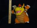 Bowser holding a white flag with a Star symbol