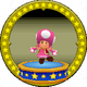 A figure with Toadette on it.