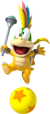 Artwork of Lemmy Koopa from New Super Mario Bros. Wii