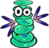 Sprite of a Cursya from Super Paper Mario.