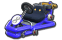 Thumbnail of Toad's, blue Mii's, and Link's Pipe Frame (with 8 icon), in Mario Kart 8.