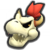 Dry Bowser's icon from Mario Kart Tour