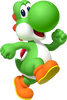 Artwork of Yoshi for Fortune Street (reused for New Super Mario Bros. U and Mario & Sonic at the Rio 2016 Olympic Games)