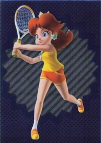 Daisy sport card from the Super Mario Trading Card Collection