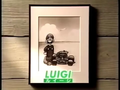 Photo of Luigi in a Japanese promotional video for Super Mario Kart