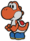 An Orange Yoshi in Paper Mario: Color Splash.