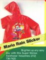 Mario-themed rain jacket