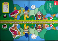 Super Mario Picture Book with Peel-and-Release Stickers 6: Let's Bring Back the Shells