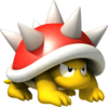 Artwork of a Spiny in New Super Mario Bros. Wii (later used in Super Mario Run)