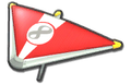 Mario's and red Mii's Super Glider from Mario Kart 8