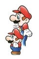 Super Mario shrinking to Small Mario