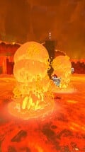 Lava Geysers in the Moon Kingdom in Super Mario Odyssey