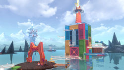 Pipe Path Tower in Super Mario 3D World   Bowser's Fury