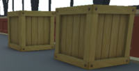 Two crates