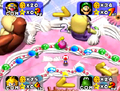 Mario Party (below Peach)