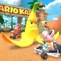 Donkey Kong using his Giant Banana Special Item