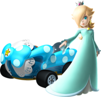 Rosalina's artwork in Mario Kart 7