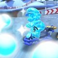 Ice Mario using his Ice Flower Special Item