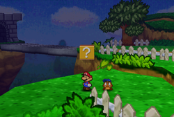 Fourth ? Block on Goomba Road of Paper Mario.