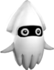 Rendered model of a Blooper from Super Mario Galaxy.