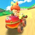 Baby Daisy in the Apple Kart on 3DS Daisy Hills